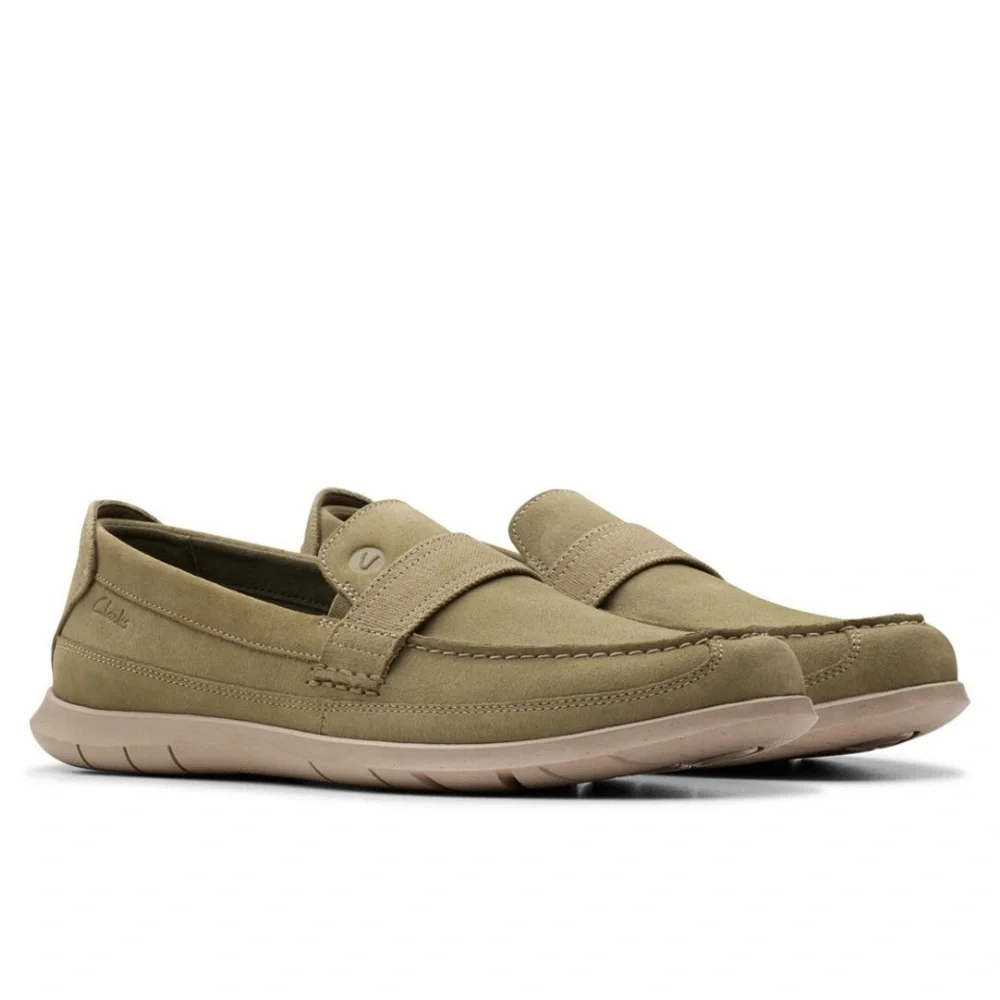 Clarks Men's Collection Flexway Band Shoes- Wide Width- 12W